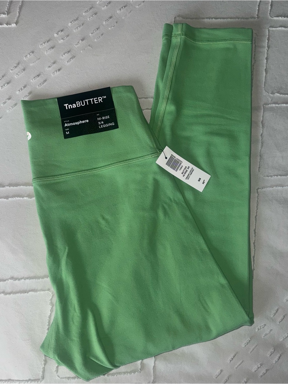 Aritzia TnaBUTTER Green High-Rise Leggings